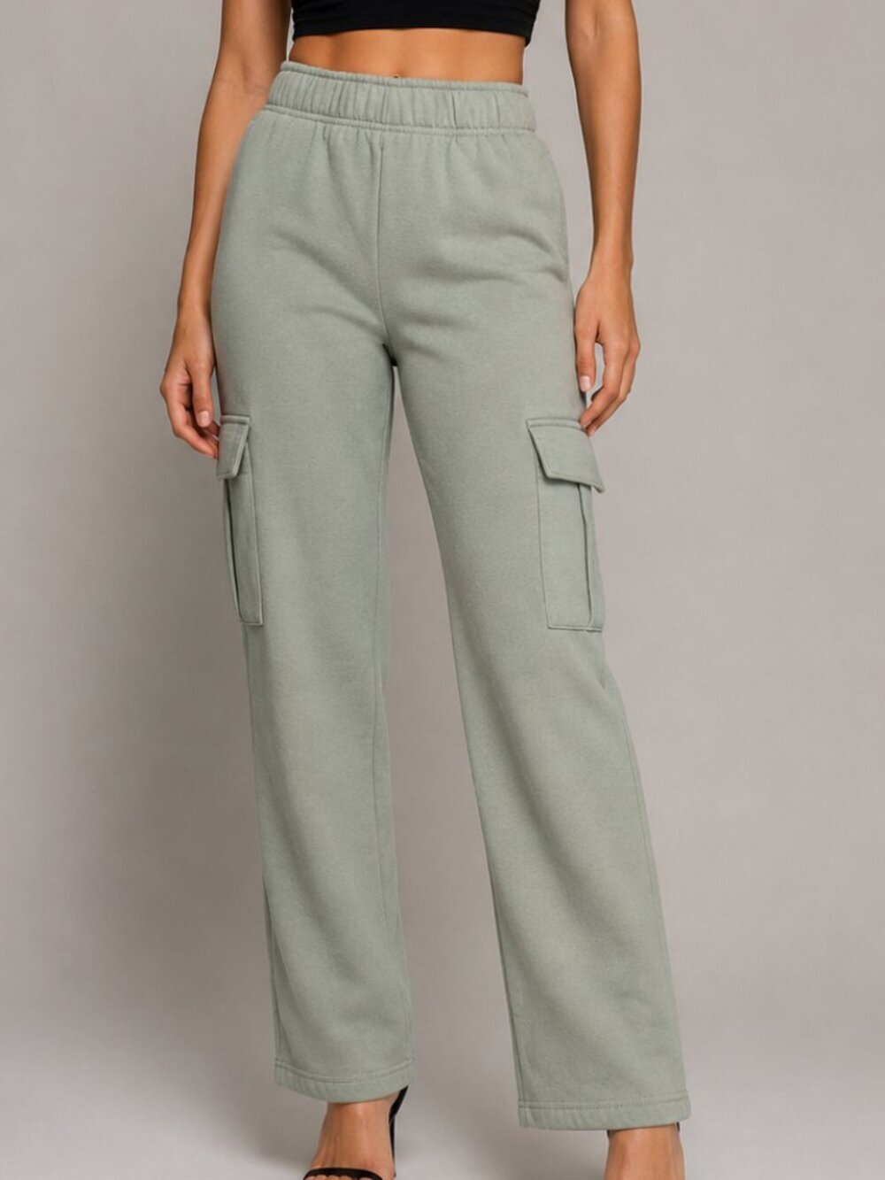 Refuge Athletics Sage Green Cargo Sweatpants Size Medium